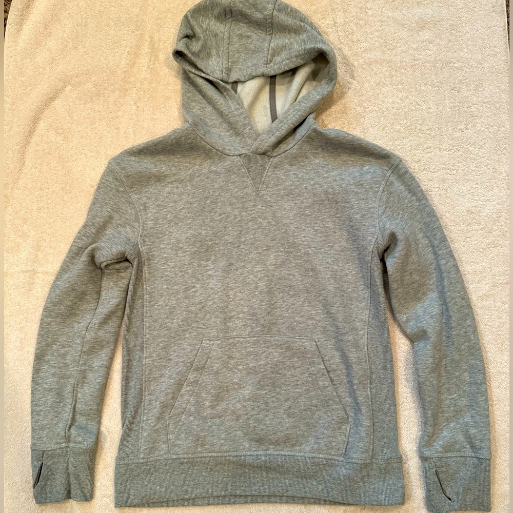 Boys gray hoodie, size 10-12